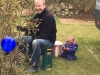 Rolf ist mit Ergometertraining, Garten und Enkel ausgelastet