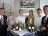 von links: Bernd Klose, Gaby Schulz, Melvin Müller Ruchholtz, Anni Schlüter, Simon Kempf