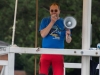 der Ausrichter am Start